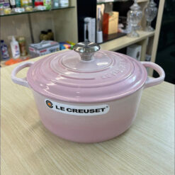 Nồi gang Le Creuset Brater rund Evo 24cm Shell pink