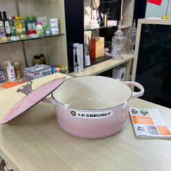 Nồi gang Le Creuset Brater rund Evo 24cm Shell pink