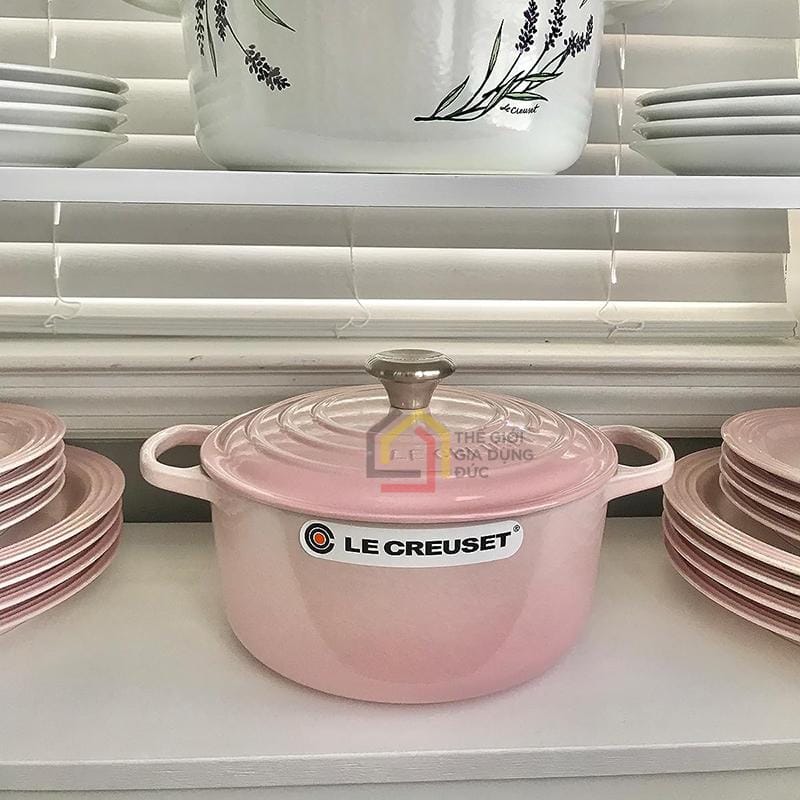 noi-gang-le-creuset-brater-rund-evo-24cm-shell-pink8 Nồi gang Le Creuset Brater rund Evo 24cm Shell pink