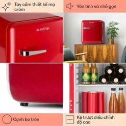 Tủ lạnh Klarstein Audrey Mini Retro 48L