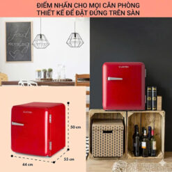 Tủ lạnh Klarstein Audrey Mini Retro 48L