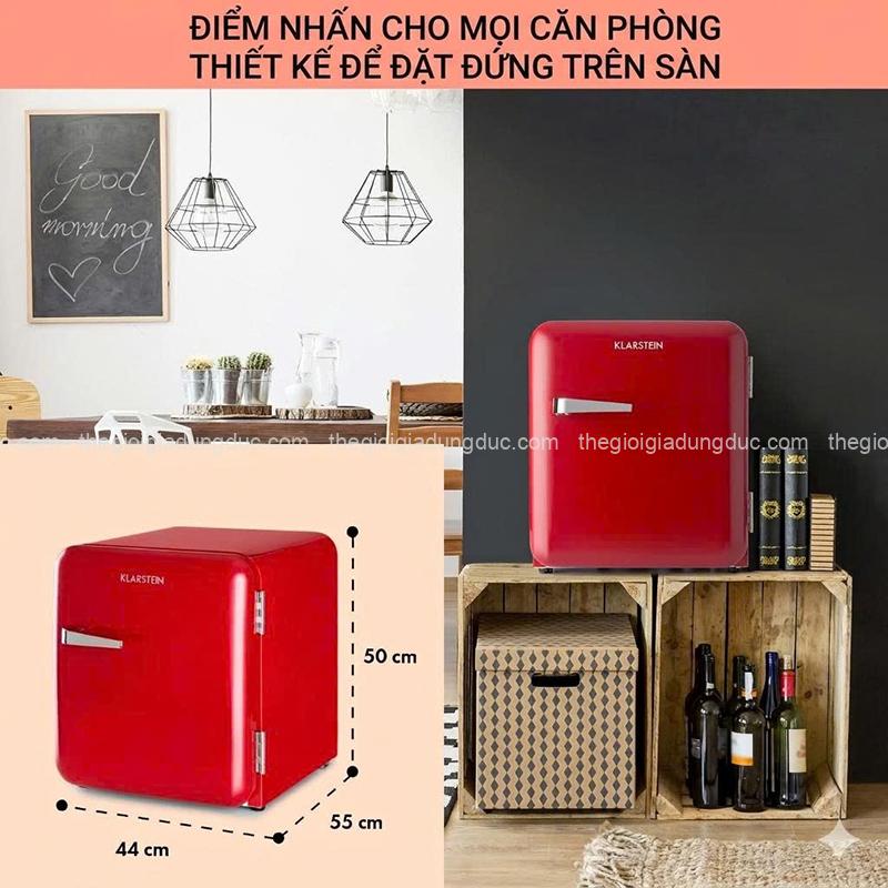 tu-lanh-klarstein-audrey-mini-retro-48l (6) Tủ lạnh Klarstein Audrey Mini Retro 48L