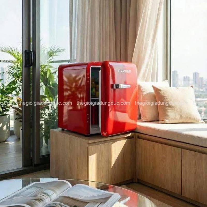 tu-lanh-klarstein-audrey-mini-retro-48l (8) Tủ lạnh Klarstein Audrey Mini Retro 48L