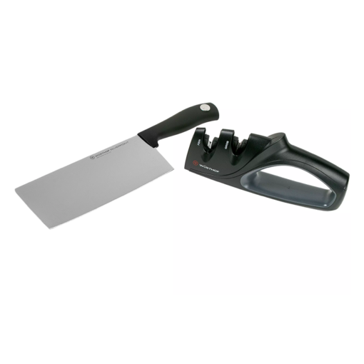 Bộ 2 (Dao nhà bếp + mài dao) Silverpoint Wusthof Ml – Kl530