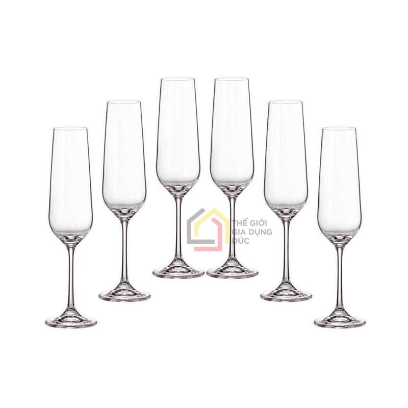 bo-6-ly-uong-sam-panh-pha-le-dong-titanium-bohemia-strix Bộ 6 ly uống sâm panh pha lê dòng Titanium Bohemia Strix