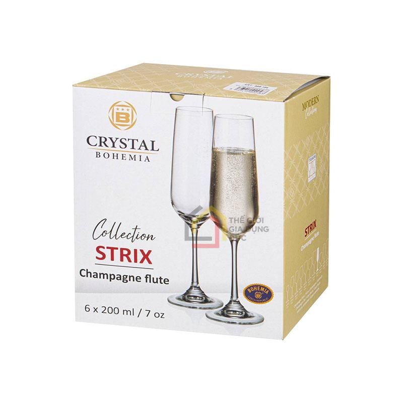 bo-6-ly-uong-sam-panh-pha-le-dong-titanium-bohemia-strix2 Bộ 6 ly uống sâm panh pha lê dòng Titanium Bohemia Strix