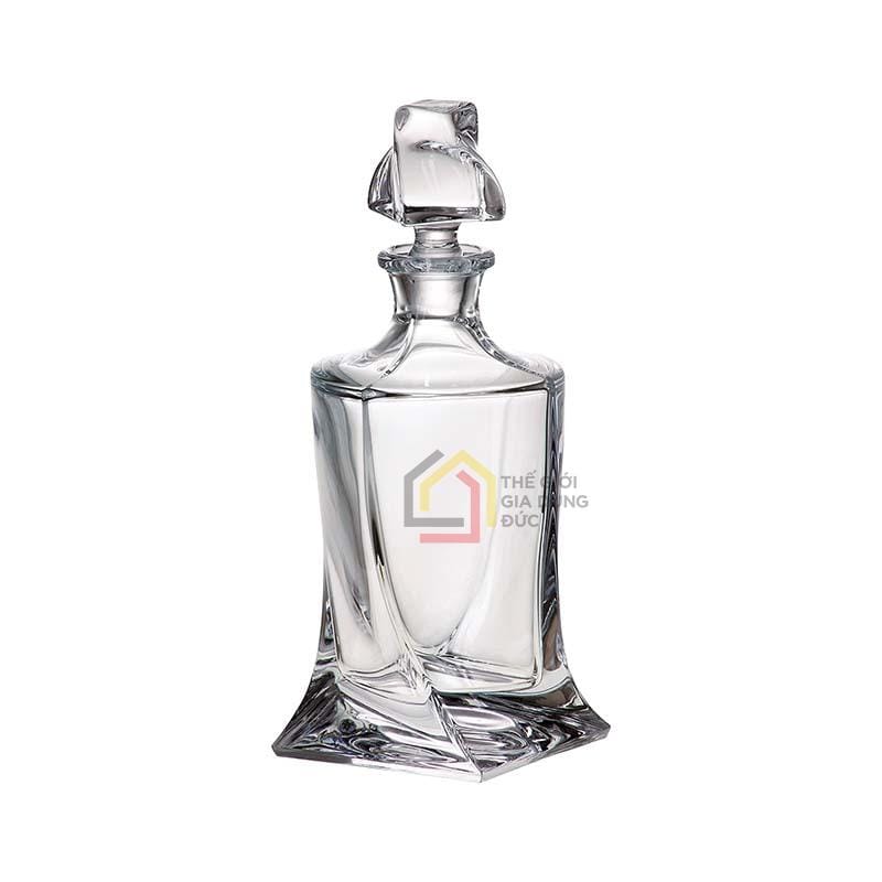 bo-binh-ruou-770ml-6-coc-pha-le-bohemia-quadro-340ml-3 Bộ bình rượu 770ml + 6 cốc pha lê Bohemia Quadro 340ml