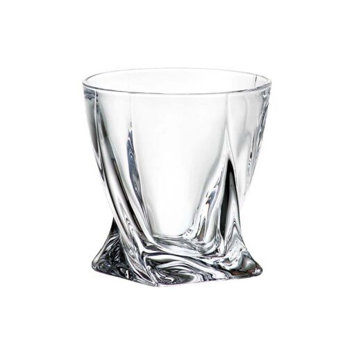 Bộ bình rượu 770ml + 6 cốc pha lê Bohemia Quadro 340ml