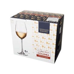 Bộ ly vang 6 chiếc Bohemia Columba 400ml