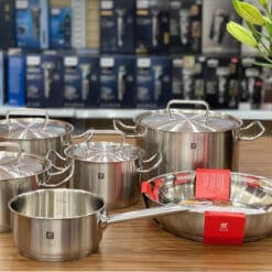 Bộ nồi Zwilling Twin Classic 6 món gồm chảo thép