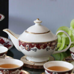 Bộ trà hoàng gia đỏ Imperial