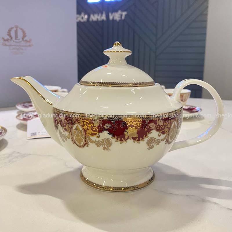 Bộ trà và kệ bánh Hoàng Gia đỏ Spedona