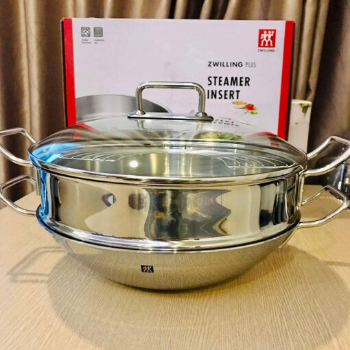 Chảo Zwilling 32cm kèm xửng hấp