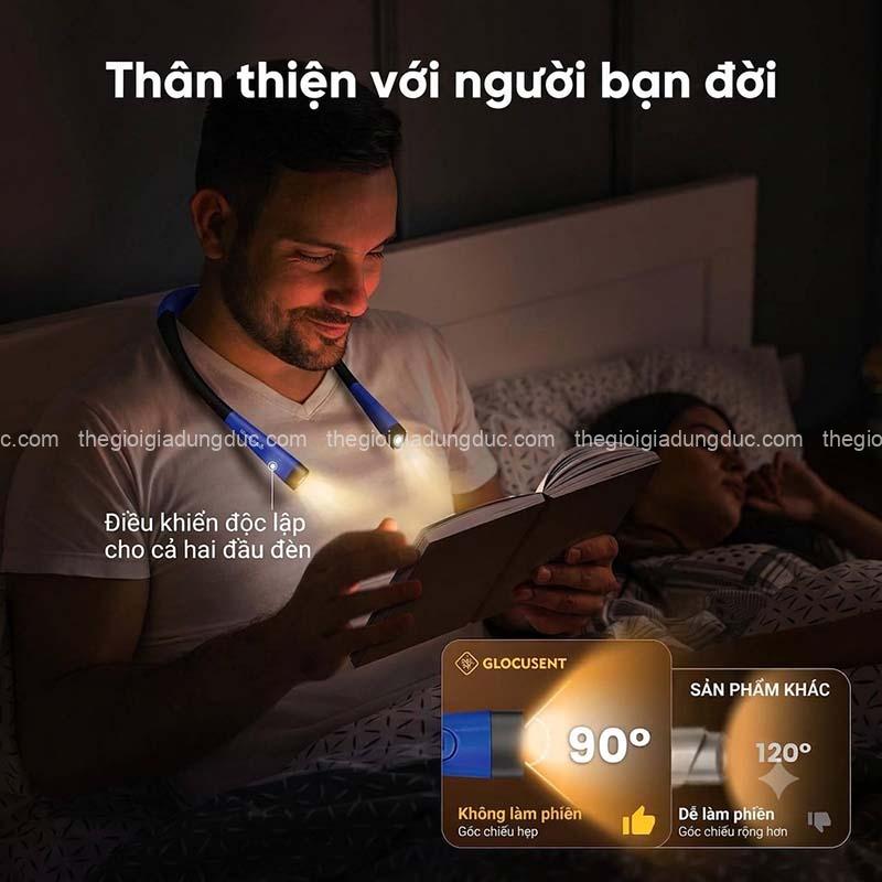 Đèn pin 2 đầu đeo cổ Glocusent