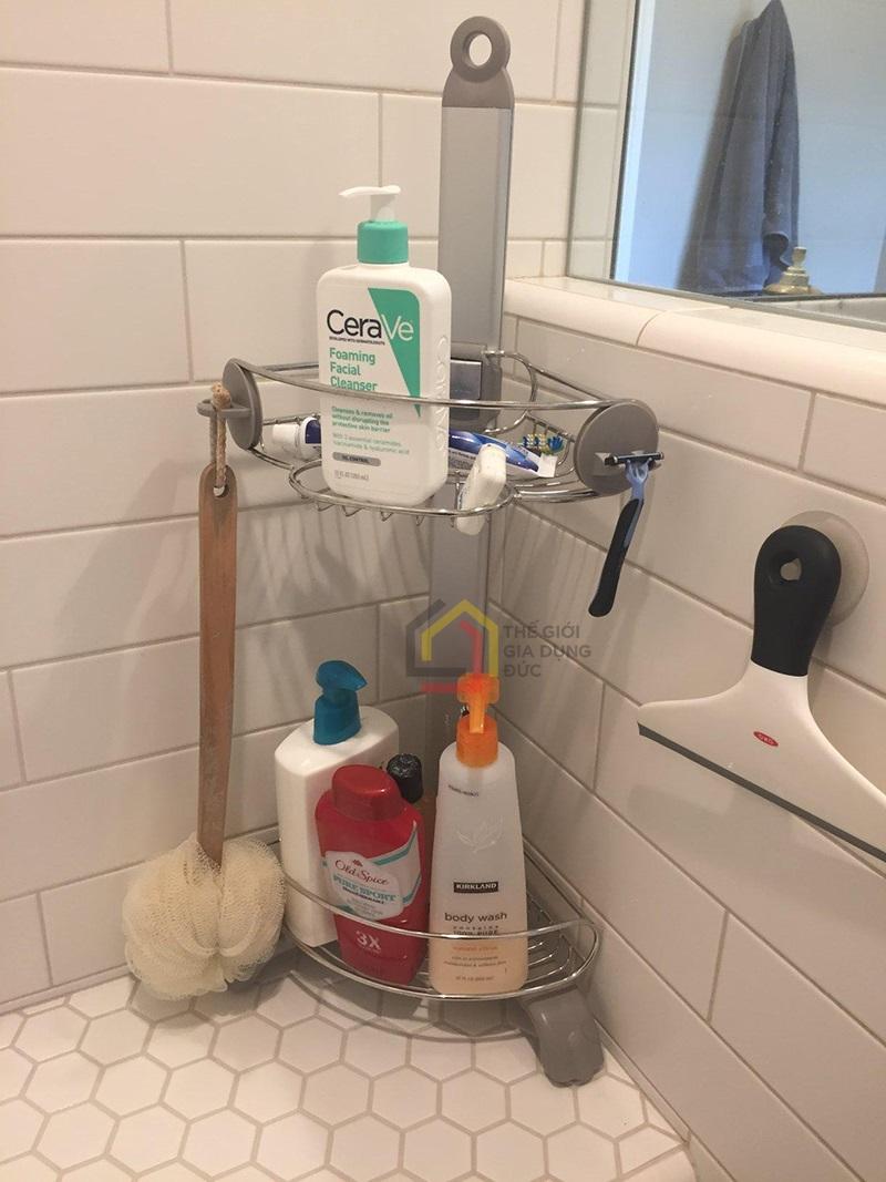 gia-treo-dung-cu-nha-tam-loai-chong-san-tran-simplehuman10 Giá treo dụng cụ nhà tắm loại chống sàn & trần Simplehuman