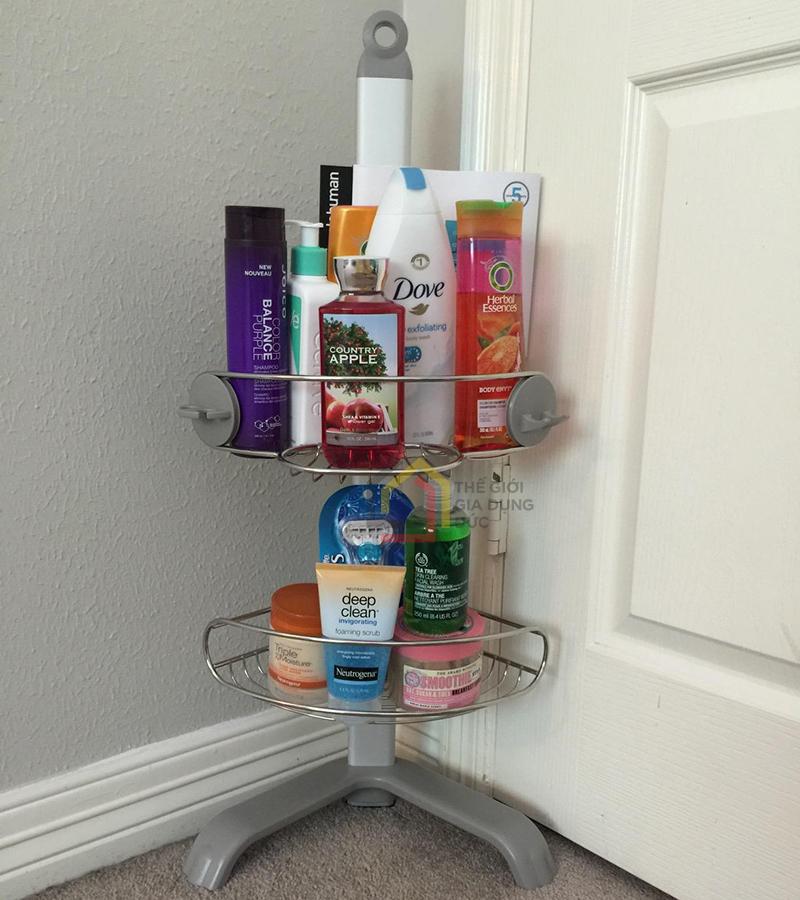gia-treo-dung-cu-nha-tam-loai-chong-san-tran-simplehuman13 Giá treo dụng cụ nhà tắm loại chống sàn & trần Simplehuman