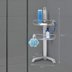 Giá treo dụng cụ nhà tắm loại chống sàn & trần Simplehuman