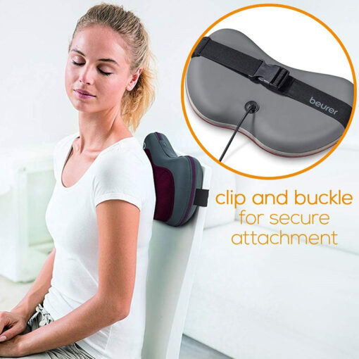 Gối massage có đèn hồng ngoại, có điều khiển Beurer MG149
