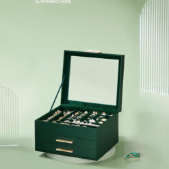 Hộp đựng trang sức, mắt kính,...có nắp kính Songmics