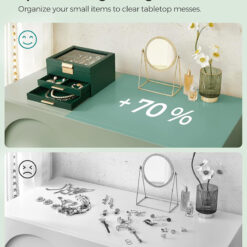 Hộp đựng trang sức, mắt kính,...có nắp kính Songmics