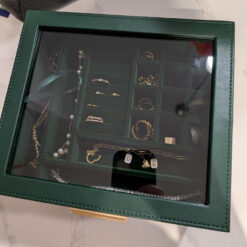 Hộp đựng trang sức, mắt kính,...có nắp kính Songmics