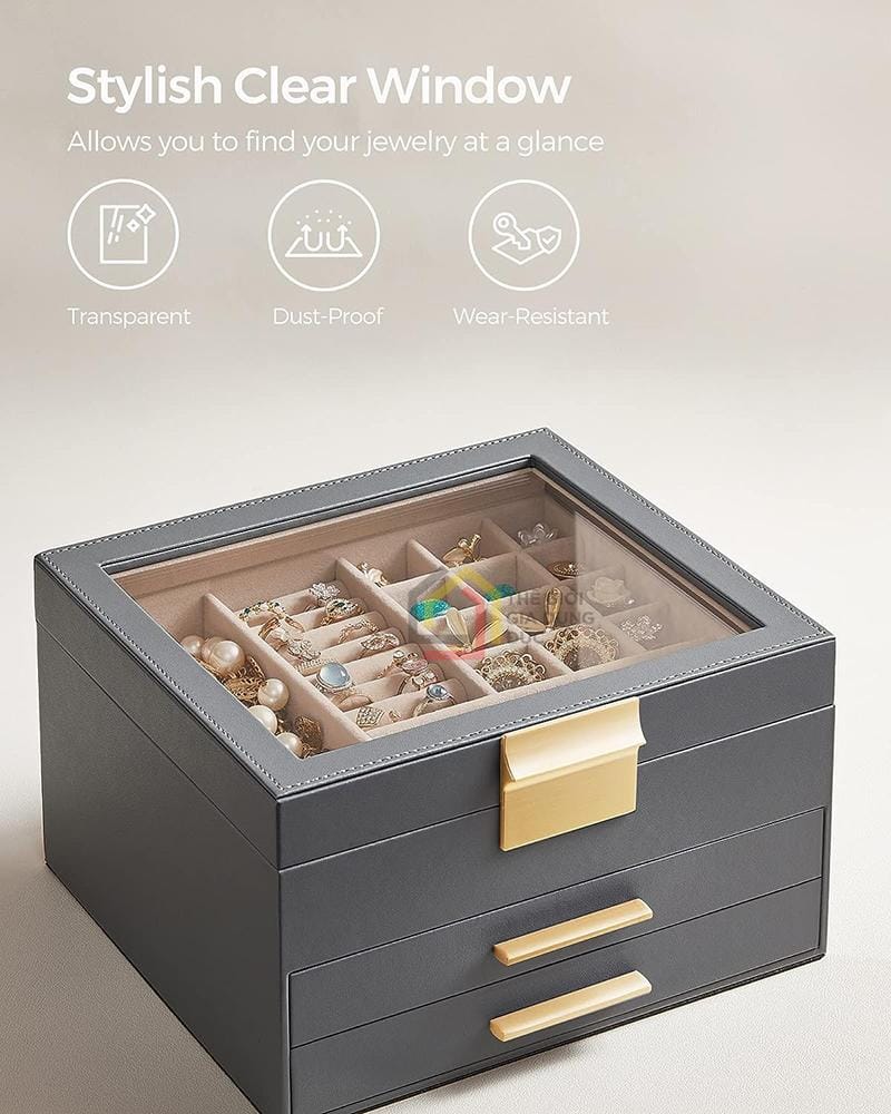 hop-dung-trang-suc-mat-kinh-co-nap-kinh-songmics10 Hộp đựng trang sức, mắt kính,...có nắp kính Songmics