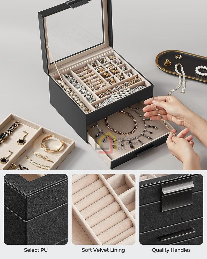 hop-dung-trang-suc-mat-kinh-co-nap-kinh-songmics20 Hộp đựng trang sức, mắt kính,...có nắp kính Songmics