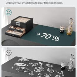 Hộp đựng trang sức, mắt kính,...có nắp kính Songmics