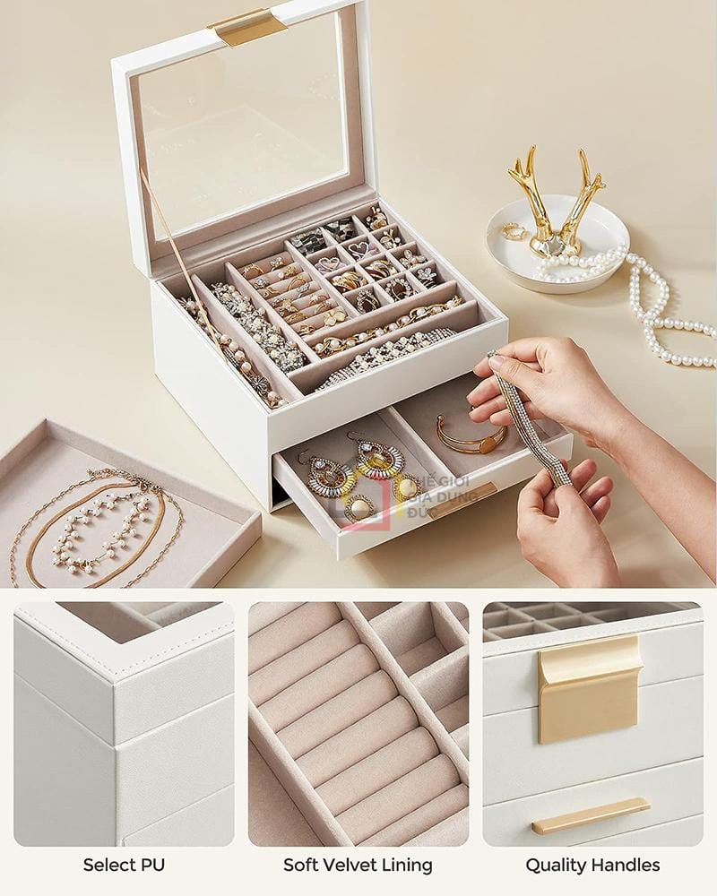 hop-dung-trang-suc-mat-kinh-co-nap-kinh-songmics4 Hộp đựng trang sức, mắt kính,...có nắp kính Songmics