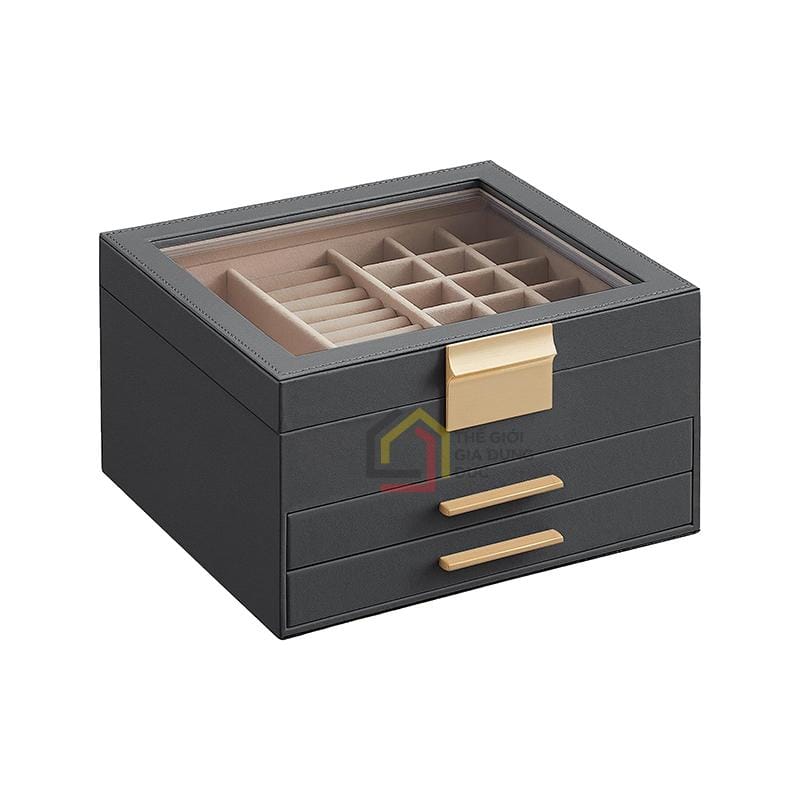 hop-dung-trang-suc-mat-kinh-co-nap-kinh-songmics7 Hộp đựng trang sức, mắt kính,...có nắp kính Songmics