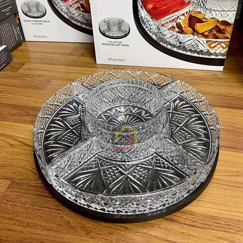 khay-pha-le-tron-chia-o-de-xoay-godinger-dublin (7) Khay pha lê tròn chia ô đế xoay Godinger Dublin