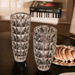 Lọ hoa Bohemia Diamond 33cm (Lọ trắng)