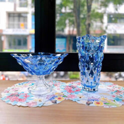 Lọ hoa Bohemia Samba nhiều màu 30,5cm