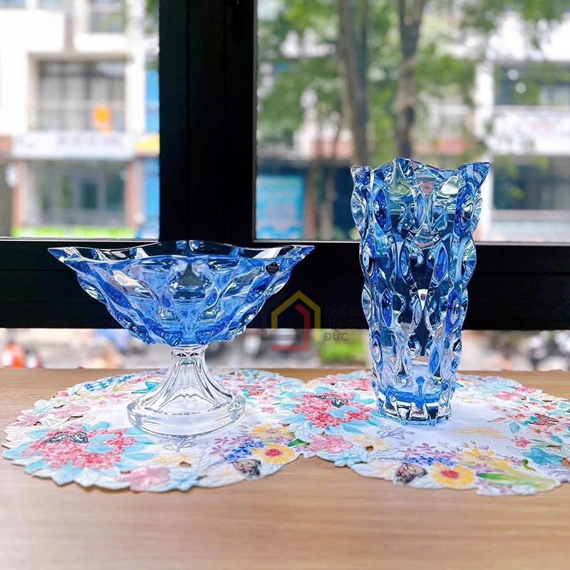 lo-hoa-bohemia-samba-nhieu-mau-305cm (10) Lọ hoa Bohemia Samba nhiều màu 30,5cm