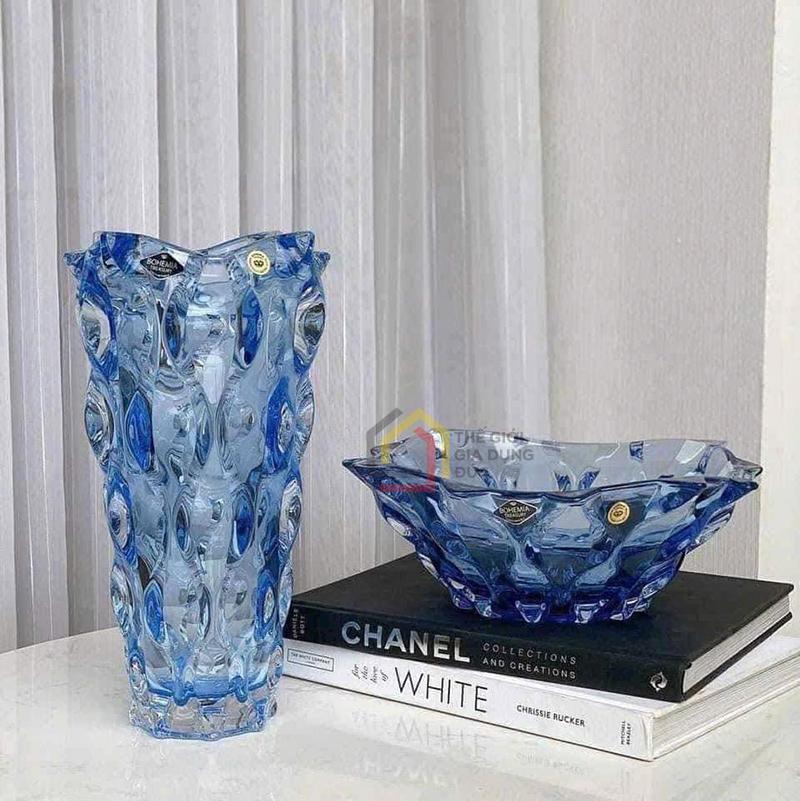 lo-hoa-bohemia-samba-nhieu-mau-305cm (13) Lọ hoa Bohemia Samba nhiều màu 30,5cm