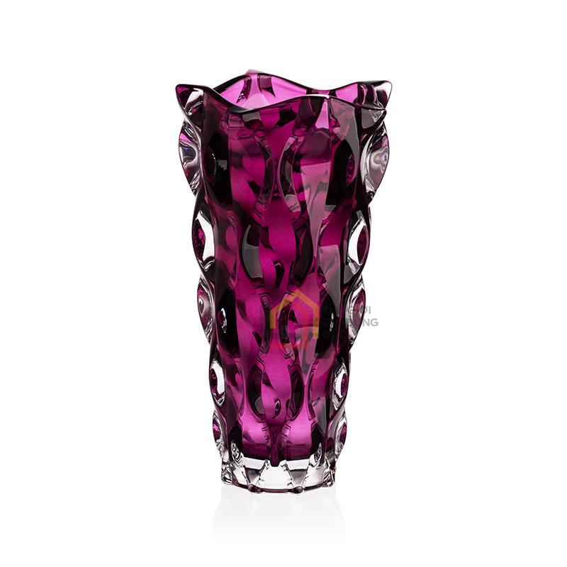 lo-hoa-bohemia-samba-nhieu-mau-305cm (2) Lọ hoa Bohemia Samba nhiều màu 30,5cm