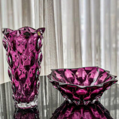 Lọ hoa Bohemia Samba nhiều màu 30,5cm