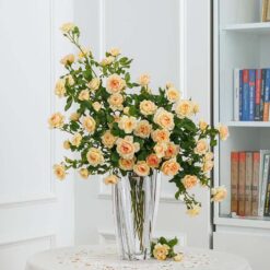 Lọ hoa Bohemia sao Yoko White 30,5cm