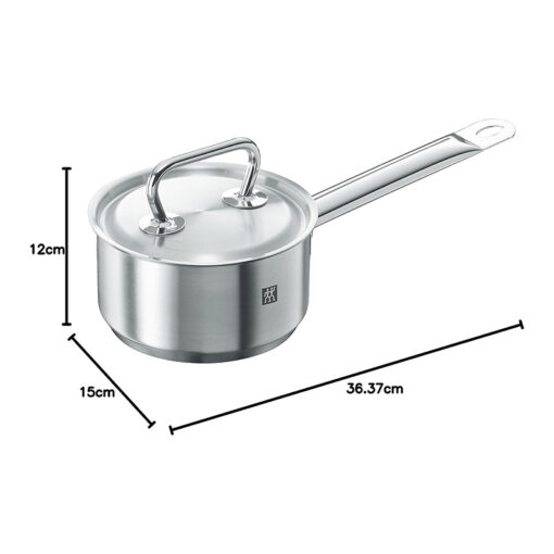 Quánh có nắp inox Zwilling Twin Classic Stiel Topf 14cm