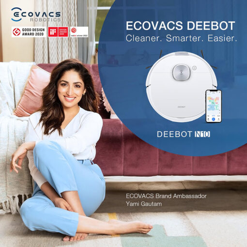 Robot hút bụi lau nhà Ecovacs Deebot N10 lau hút