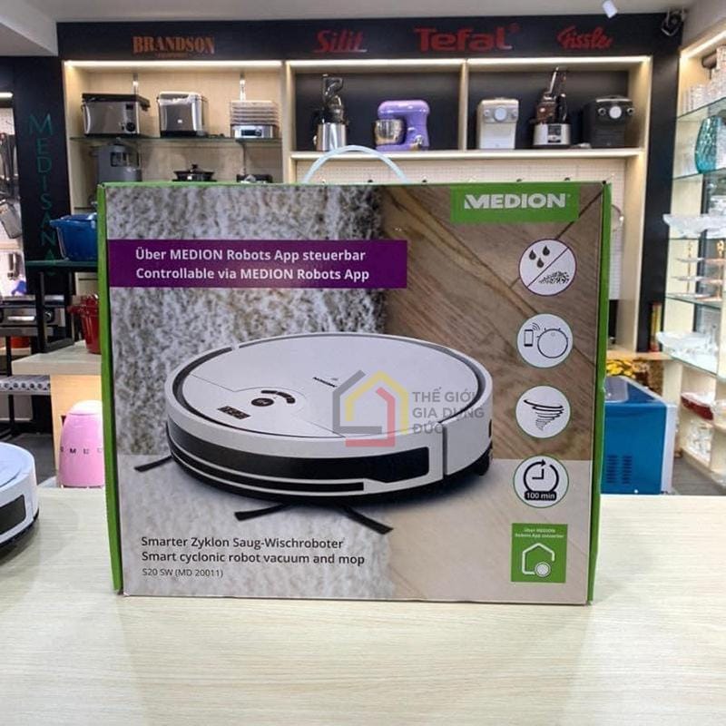 robot-hut-bui-va-lau-nha-medion-md-20011-6 Robot hút bụi và lau nhà Medion MD 20011