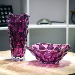 Lọ hoa Bohemia Samba nhiều màu 30,5cm