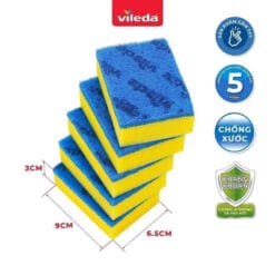 Set 5 miếng mút rửa bát Vileda