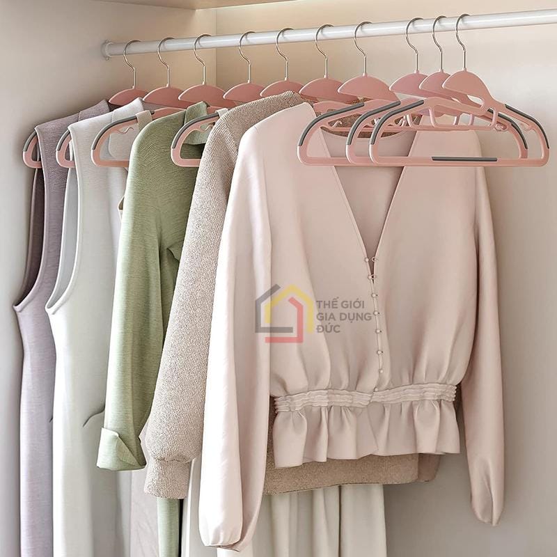 set-50-cai-mac-treo-quan-ao-songmics-xoay-360-8 Set 50 cái mắc treo quần áo Songmics xoay 360°