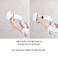 Set đầu cọ sơ cua của máy cọ rửa toilet tự động Ohella