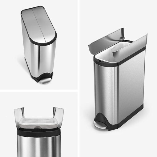 Thùng rác cánh bướm Simplehuman 45L