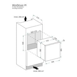 Tủ rượu Caso WineDeluxe E29