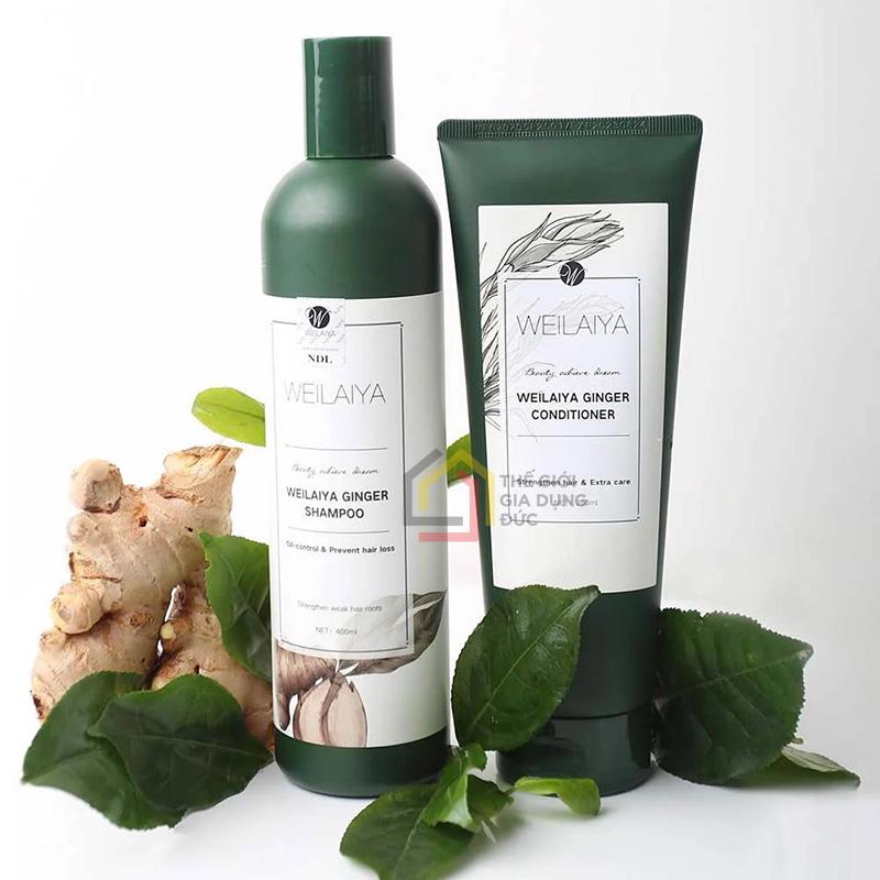 cap-dau-goi-xa-gung-weilaiya (2) Cặp dầu gội xả gừng Weilaiya