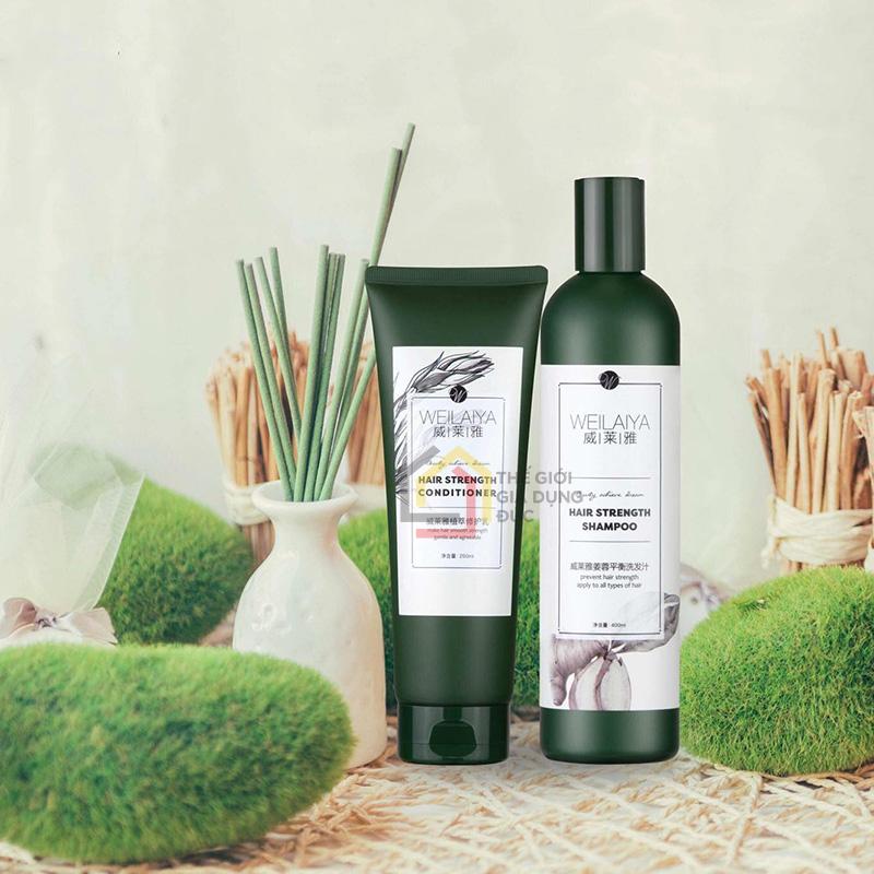 cap-dau-goi-xa-gung-weilaiya (3) Cặp dầu gội xả gừng Weilaiya