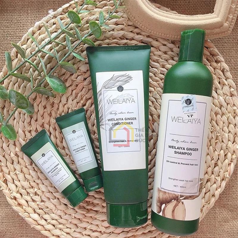 cap-dau-goi-xa-gung-weilaiya (5) Cặp dầu gội xả gừng Weilaiya